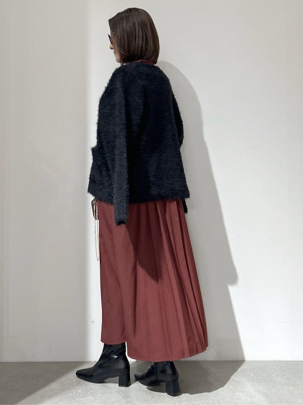 NAKAさんの「OPAQUE.CLIP｜バックプリーツワンピース【洗濯機OK】」を使ったコーディネート