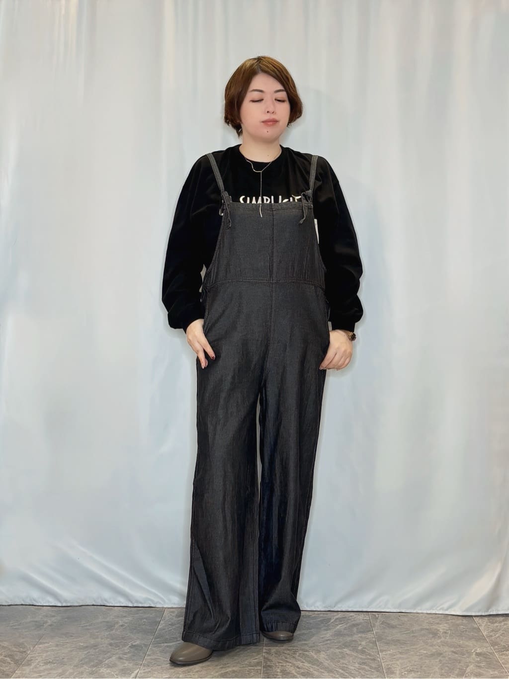 たみさんの「SHOO･LA･RUE｜【S-LL】思わず触れたくなる ふわふわ Vネックニットカーディガン」を使ったコーディネート
