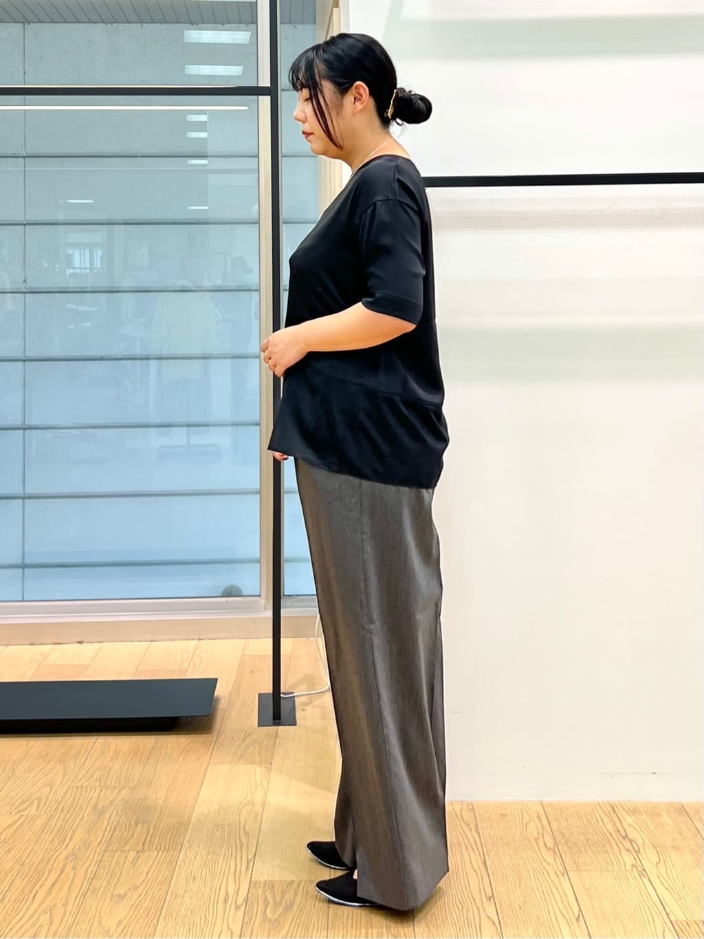 shimaさんの「INDIVI｜ライトダブルジャケット」を使ったコーディネート