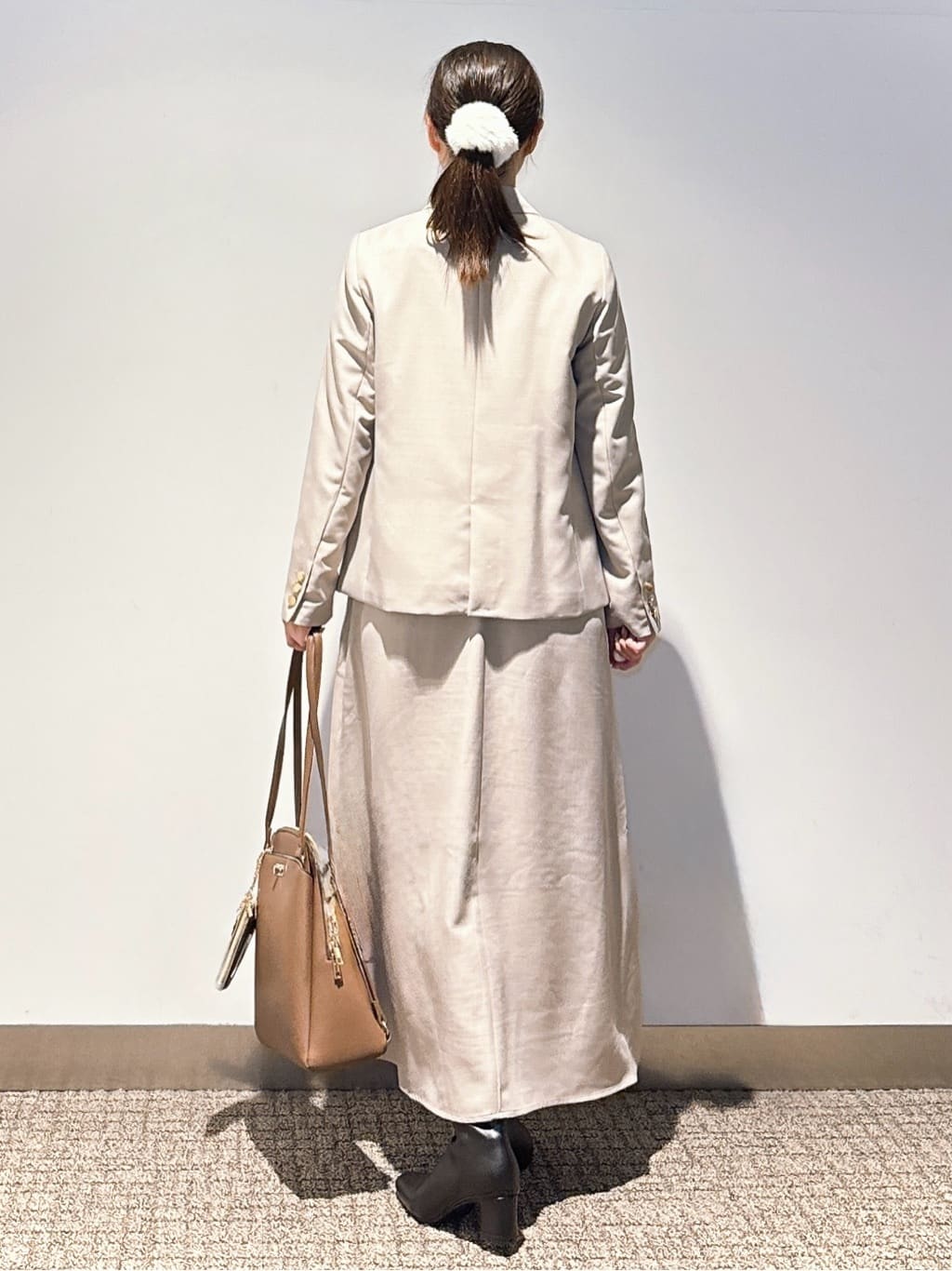 みーさんの「grove｜【カセット服】ダブルブレストテーラードジャケット」を使ったコーディネート