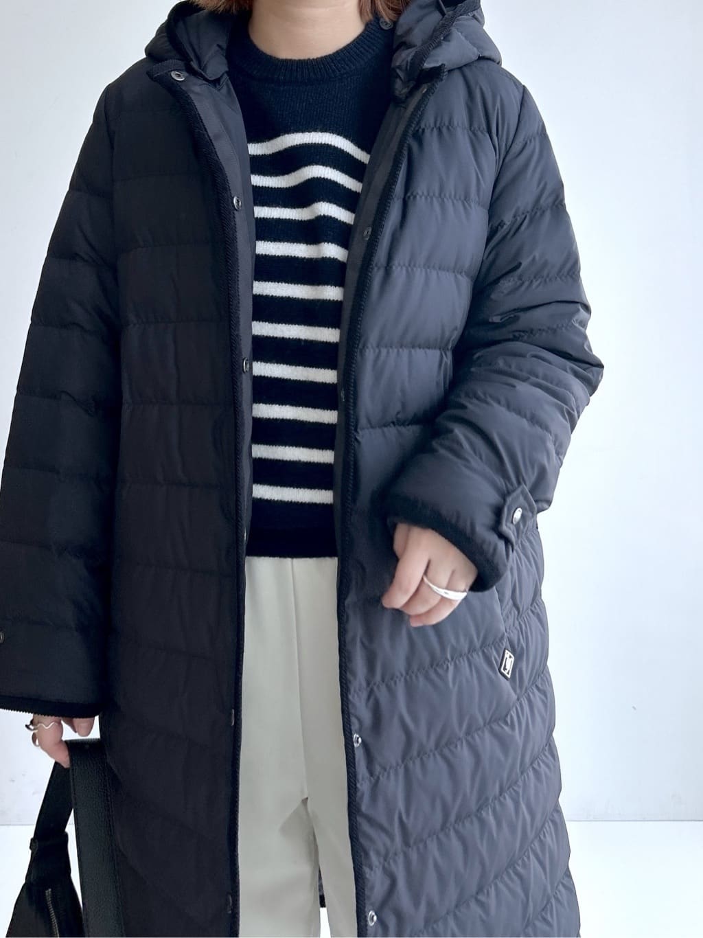 Hirokaさんの「Dessin｜【撥水・2WAY】ミュラーダウンコートロング丈」を使ったコーディネート
