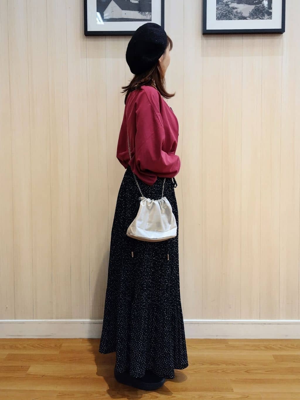 yseさんの「SHOO･LA･RUE｜【高レビュー/洗濯後しわになりにくい】1枚でサマ見え 8分袖ドルマンブラウス」を使ったコーディネート
