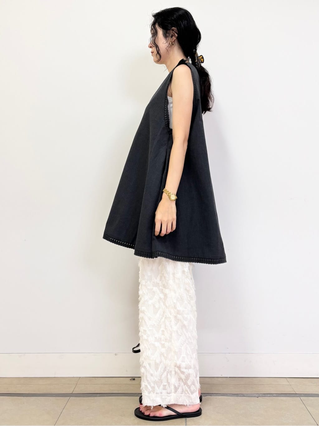YOKOTAさんの「DRESSTERIOR｜◆【otonaMUSE5月号掲載/3WAY】メッシュ＆キャンバス バケツBAG」を使ったコーディネート