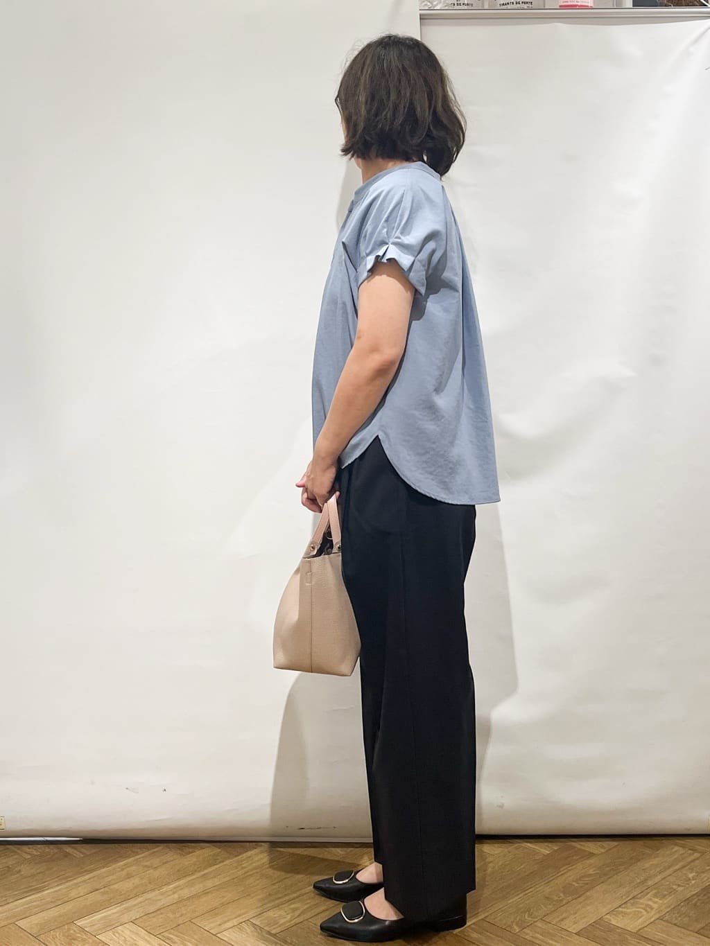 fumiさんの「index｜《7色展開／XS-LLサイズ》タックスリーブスキッパーブラウス【洗濯機洗い可／吸水速乾／抗ピル／防シ」を使ったコーディネート