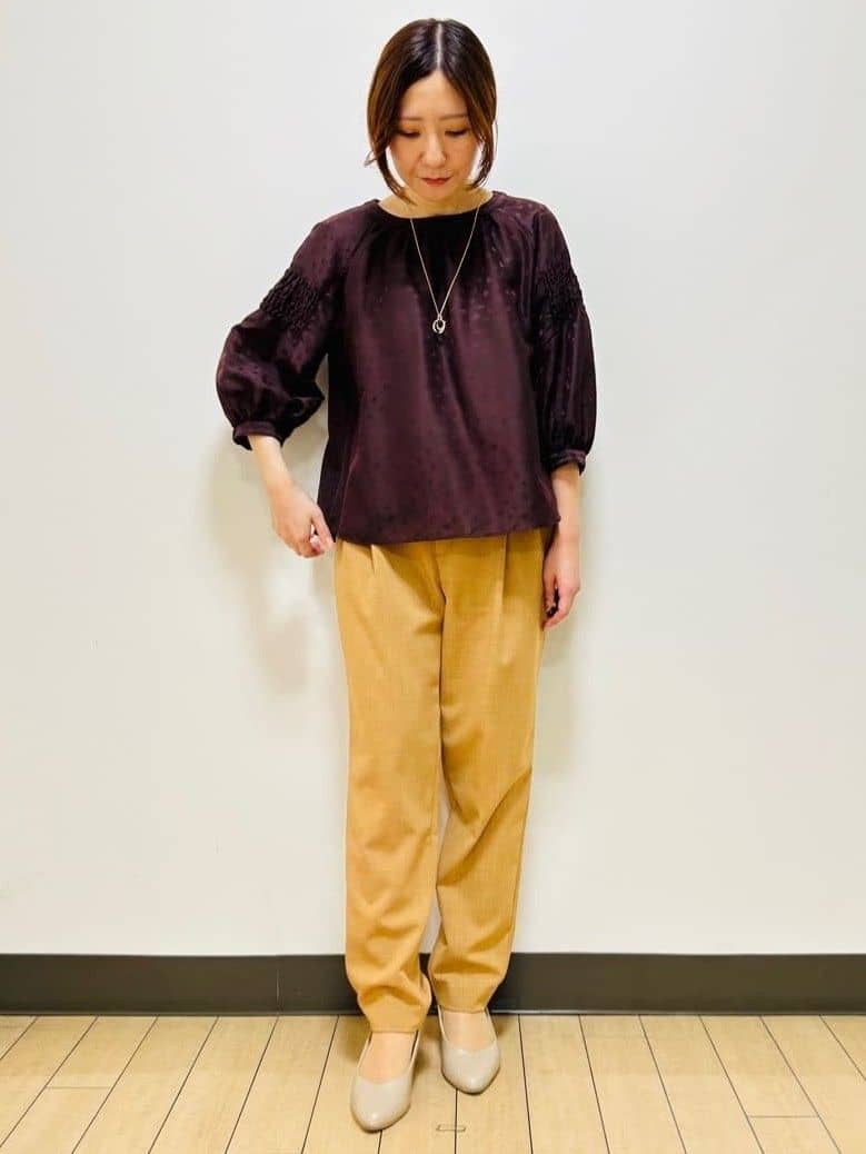miiiさんの「Reflect｜【一枚で着映える◎】レオパード風ジャカードブラウス」を使ったコーディネート
