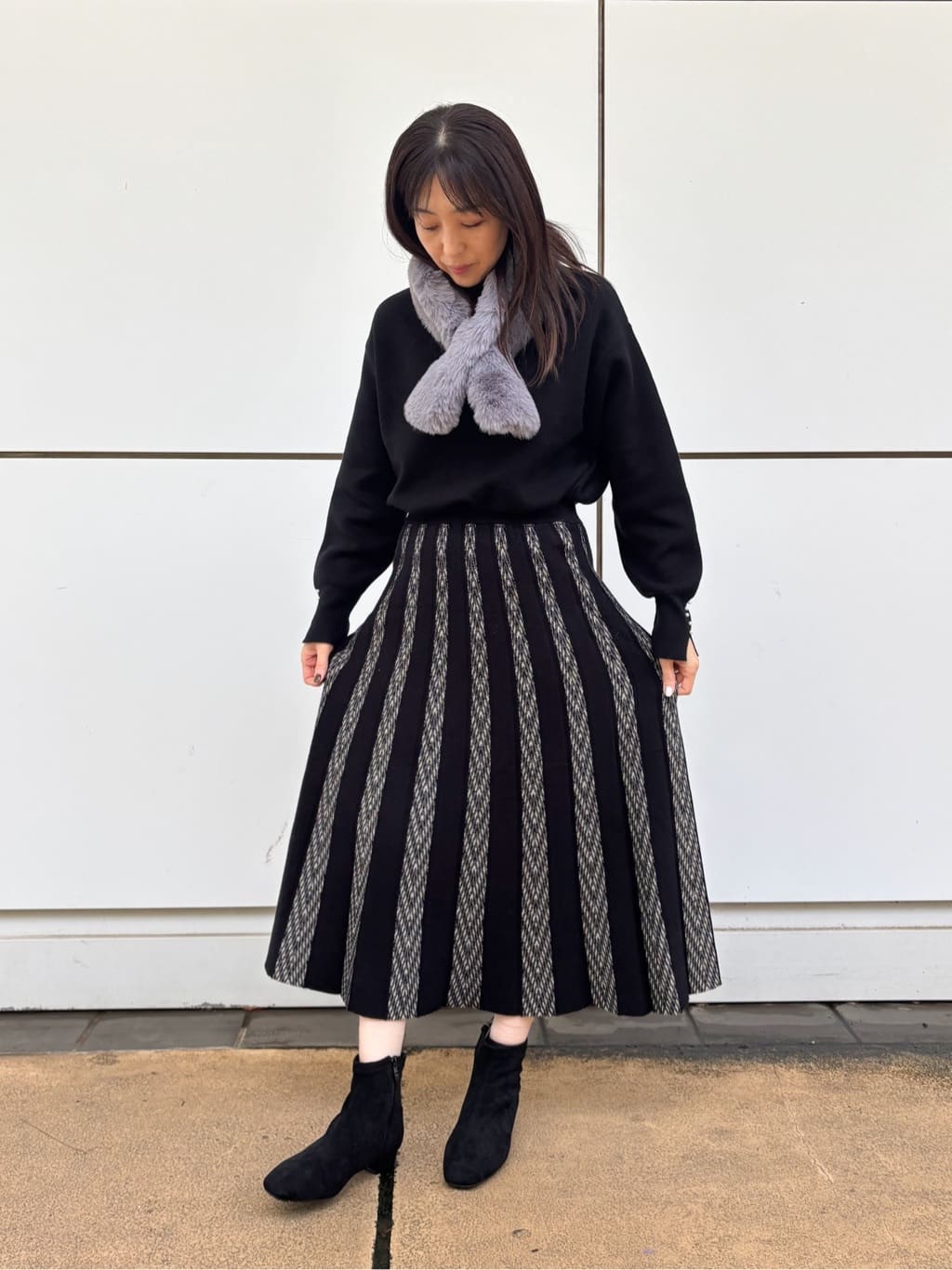 まいさんの「SHOO･LA･RUE｜ストレッチローヒール」を使ったコーディネート