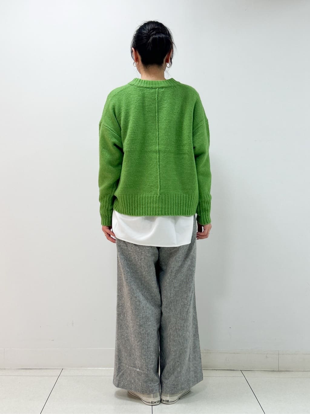 Kaiさんの「Dessin｜【洗える】クルーネックワイドニット」を使ったコーディネート