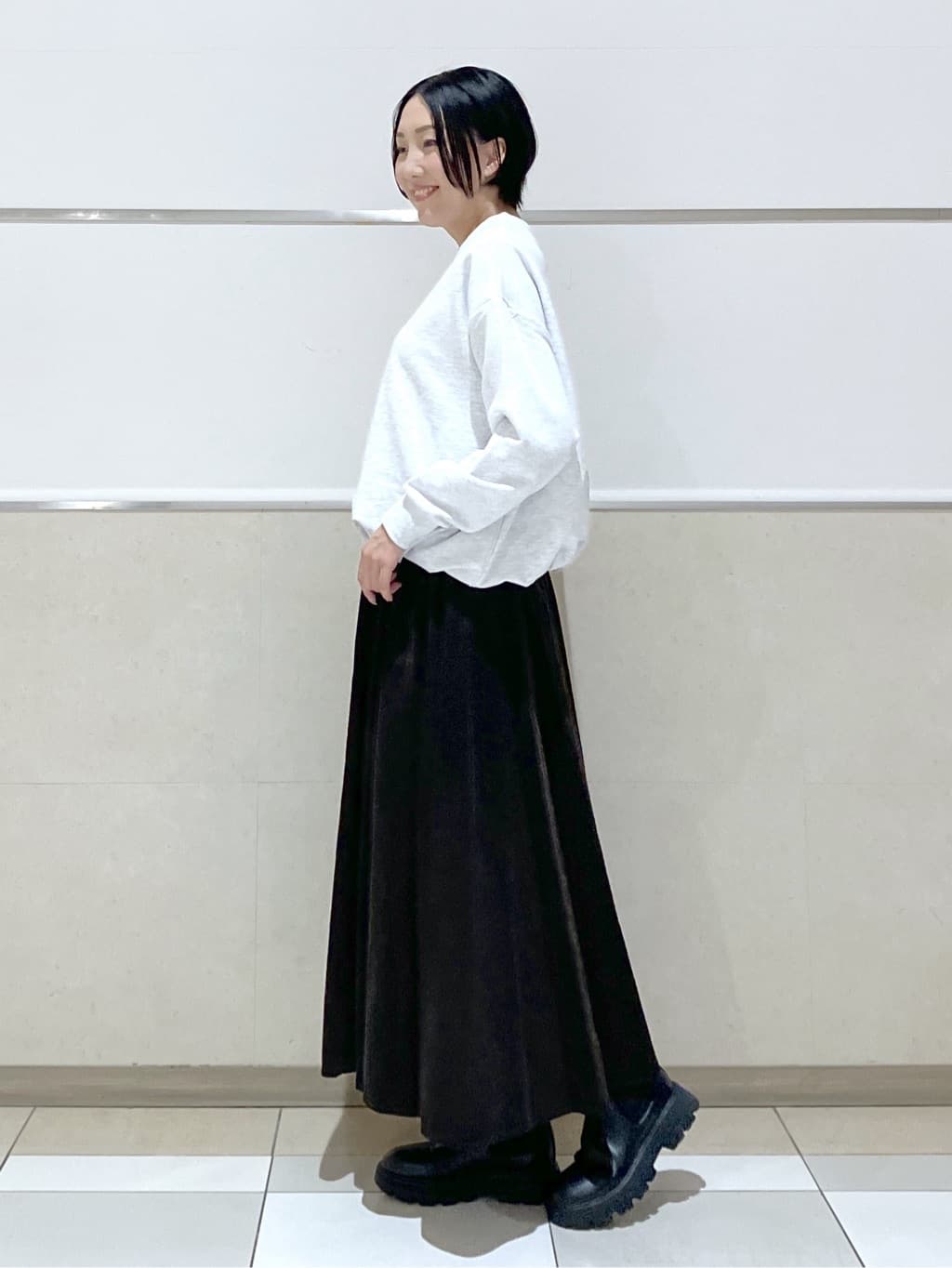 eriko さんの「Dessin｜ダンボールジップブルゾン」を使ったコーディネート