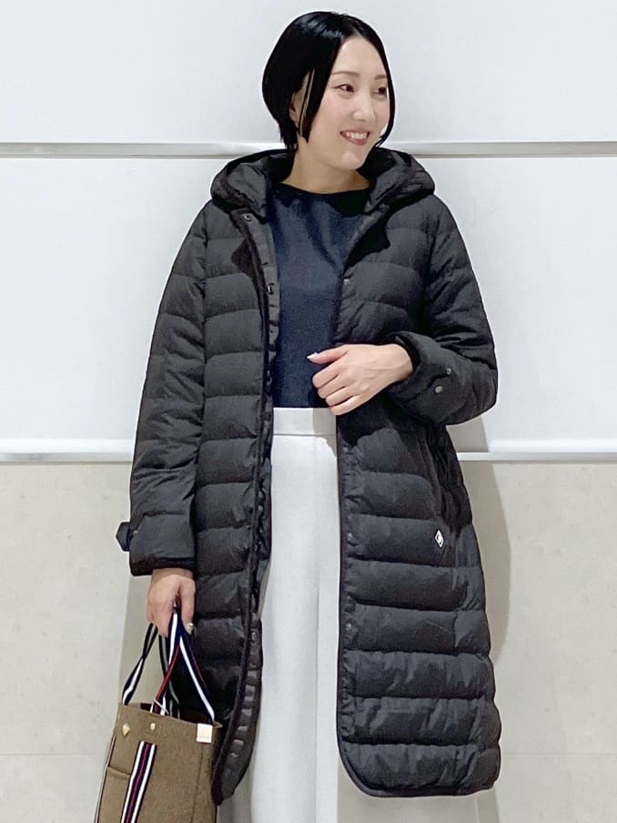 eriko さんの「Dessin｜【撥水・2WAY】ミュラーダウンコートロング丈」を使ったコーディネート