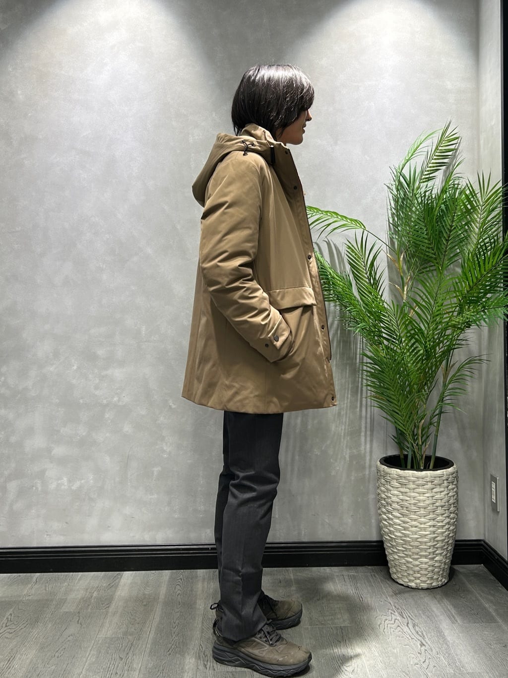 ruiさんの「TAKEO KIKUCHI｜【None Of Stress】ストレッチ ダウンブルゾン」を使ったコーディネート