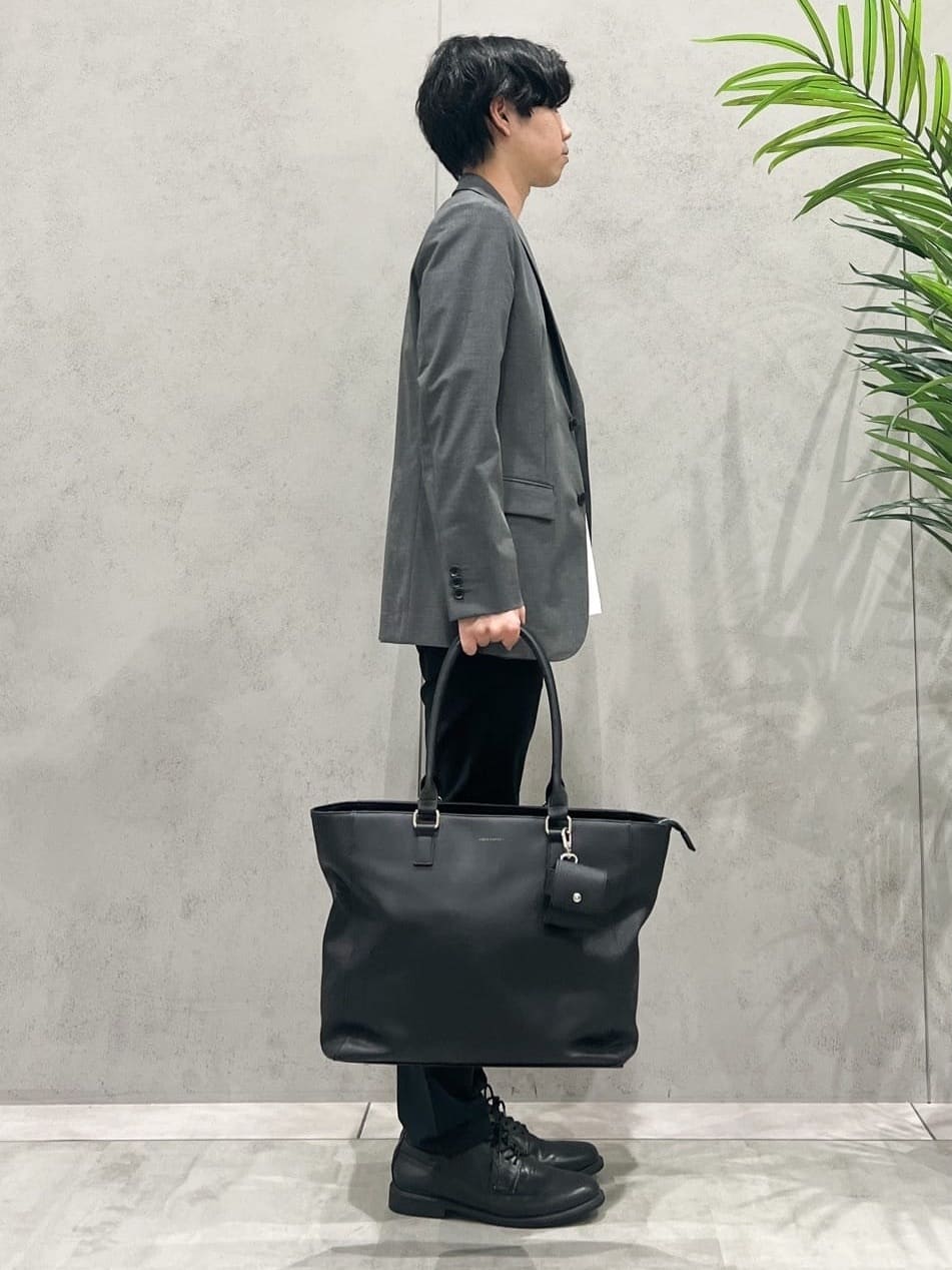 SHI-MAさんの「THE SHOP TK｜CARREMAN／キャリーマンTRジャケット【セットアップ可/洗濯機OK】」を使ったコーディネート