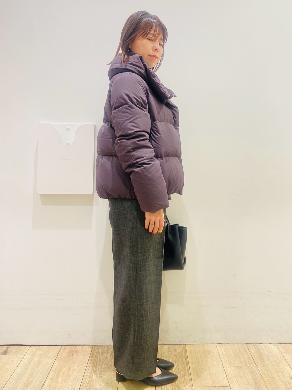 YUKOさんの「index｜KAWADAダウンショートコート【撥水／洗濯機OK／静電気防止裏地】《XS～LL》」を使ったコーディネート
