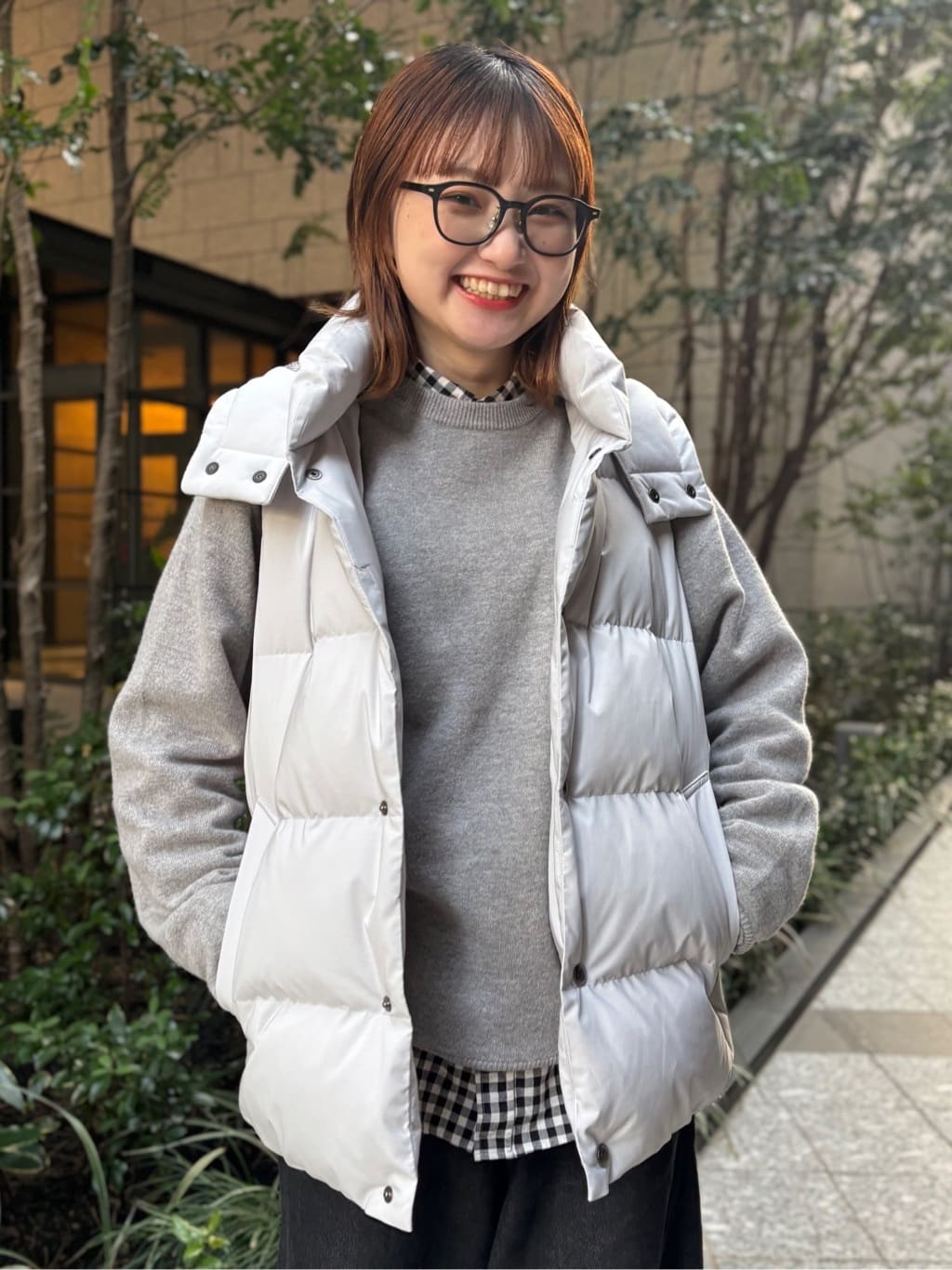 ウララさんの「TAKEO KIKUCHI｜マルチギンガムチェック シャツ」を使ったコーディネート
