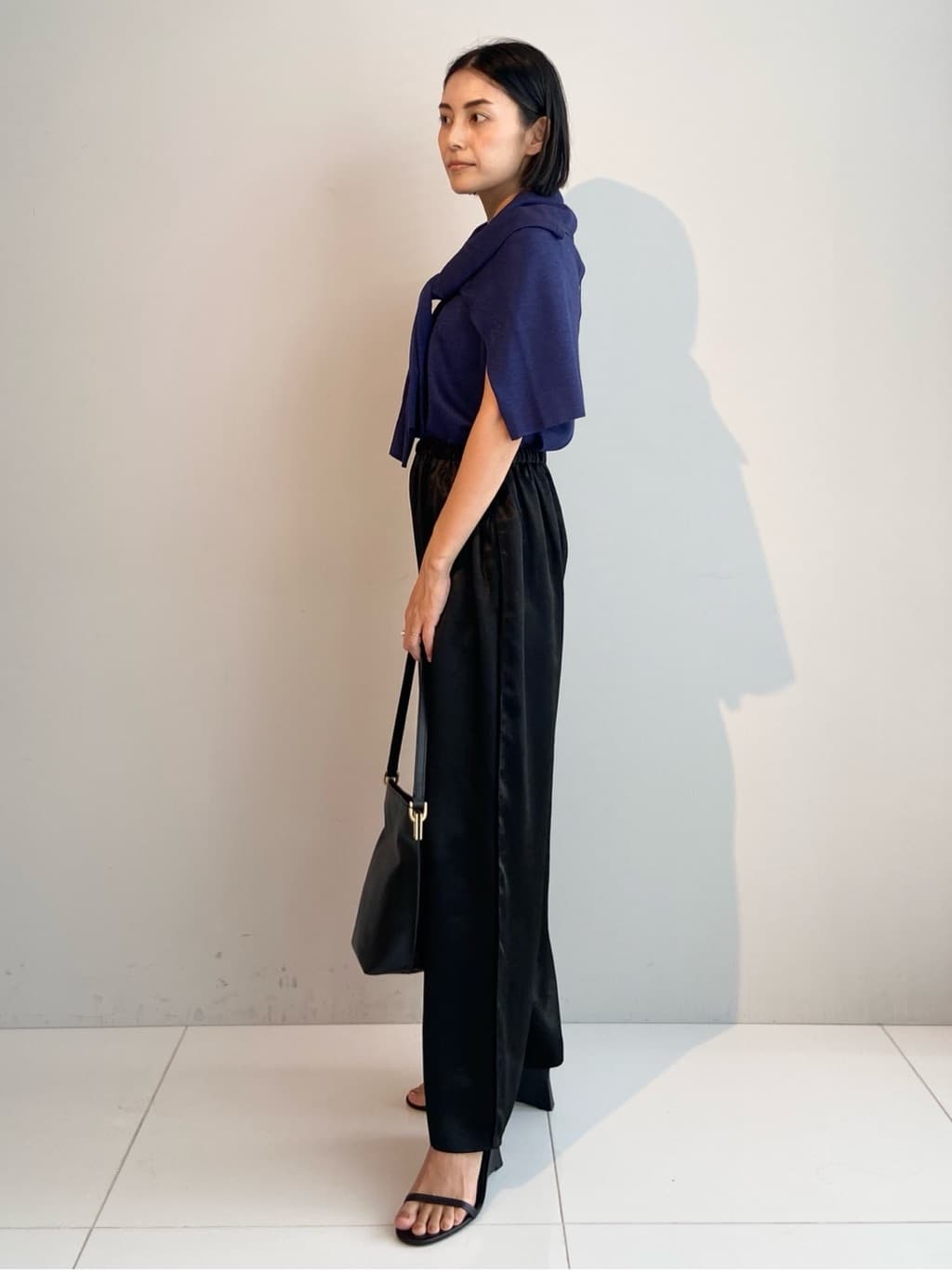 AYAさんの「UNTITLED｜【アンサンブル可/洗える】シアーノースリーブ プルオーバー」を使ったコーディネート