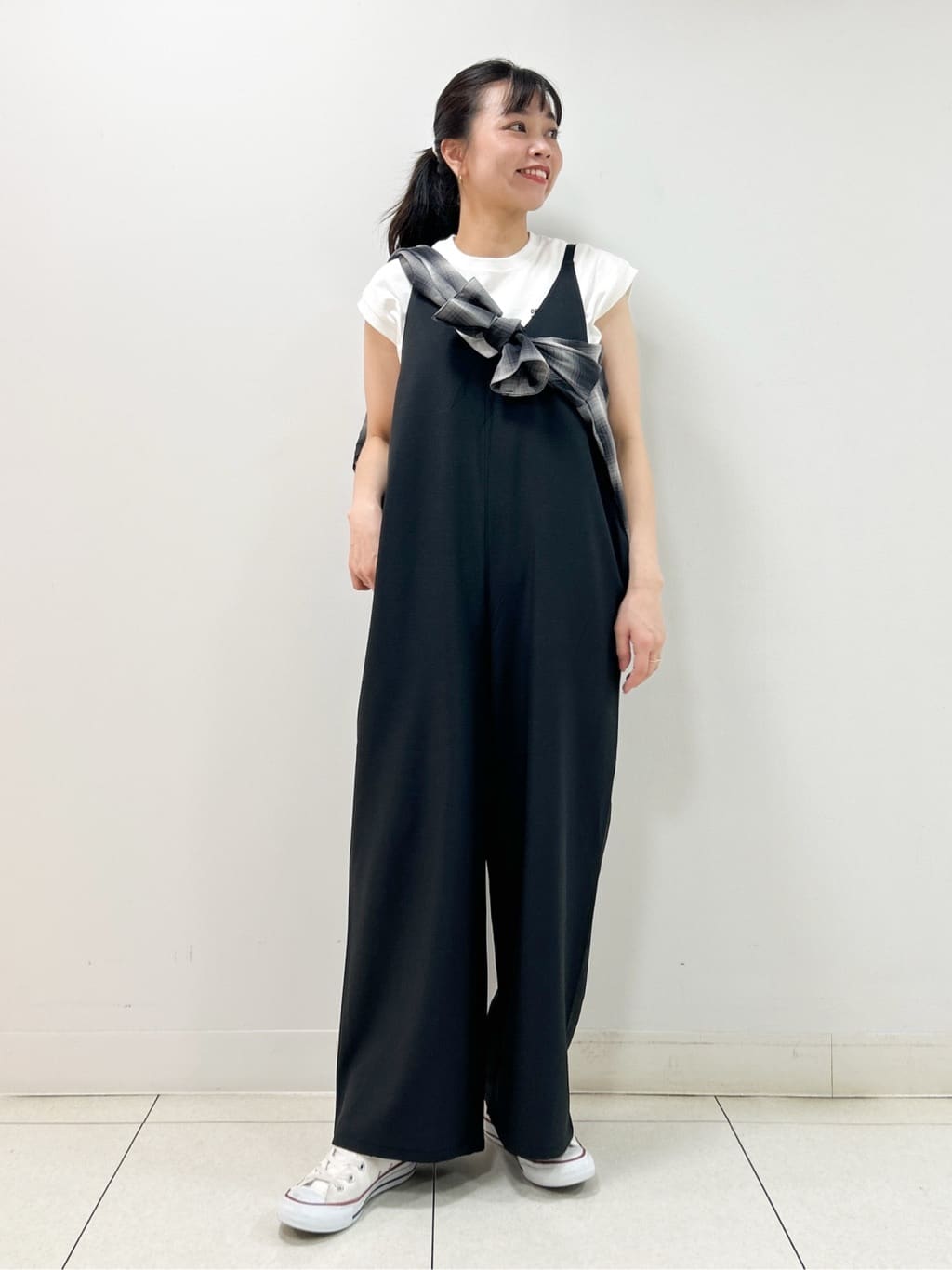 Kaiさんの「Dessin｜【洗える】オーガニックコットンフレンチスリーブ」を使ったコーディネート