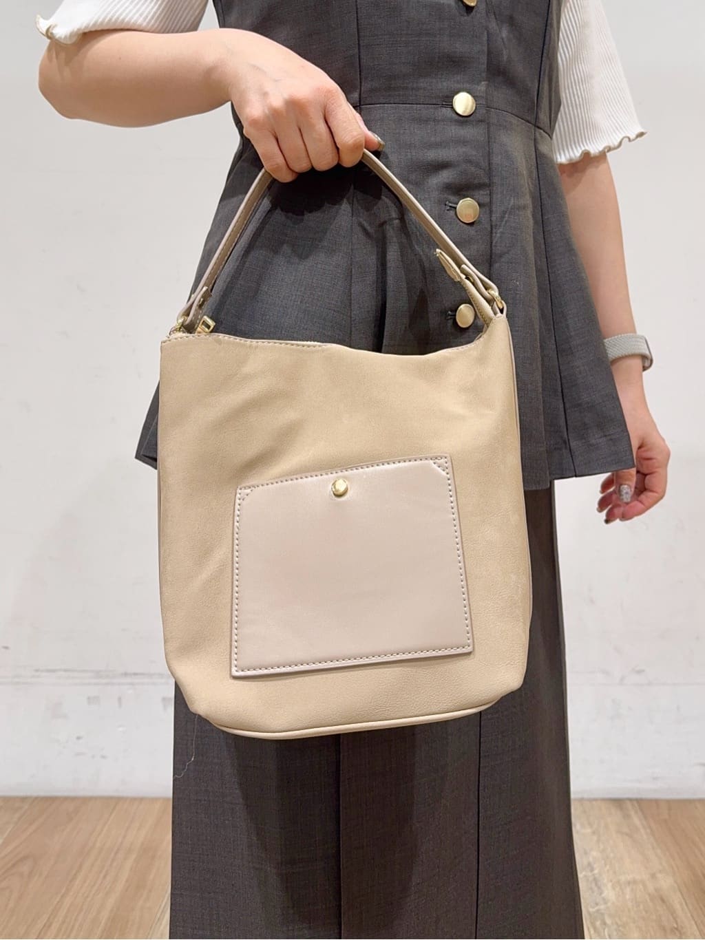miさんの「grove｜【カセット服】主役級キャミビスチェ」を使ったコーディネート