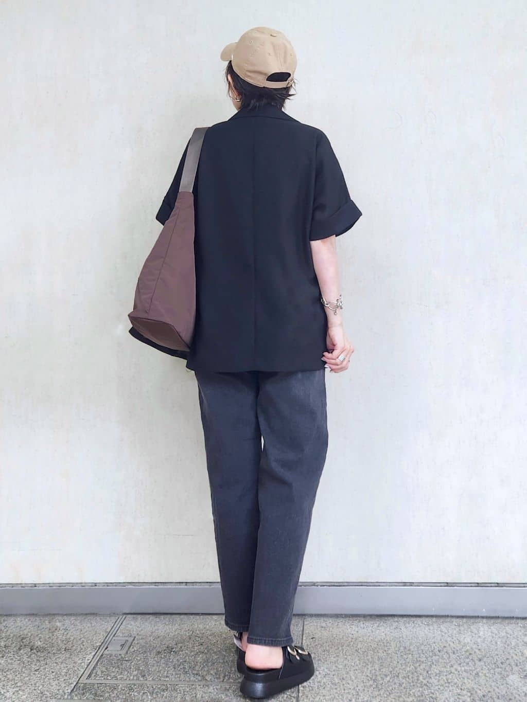 milkyさんの「OPAQUE.CLIP｜メッシュテーラードジャケット【洗濯機洗い可】」を使ったコーディネート