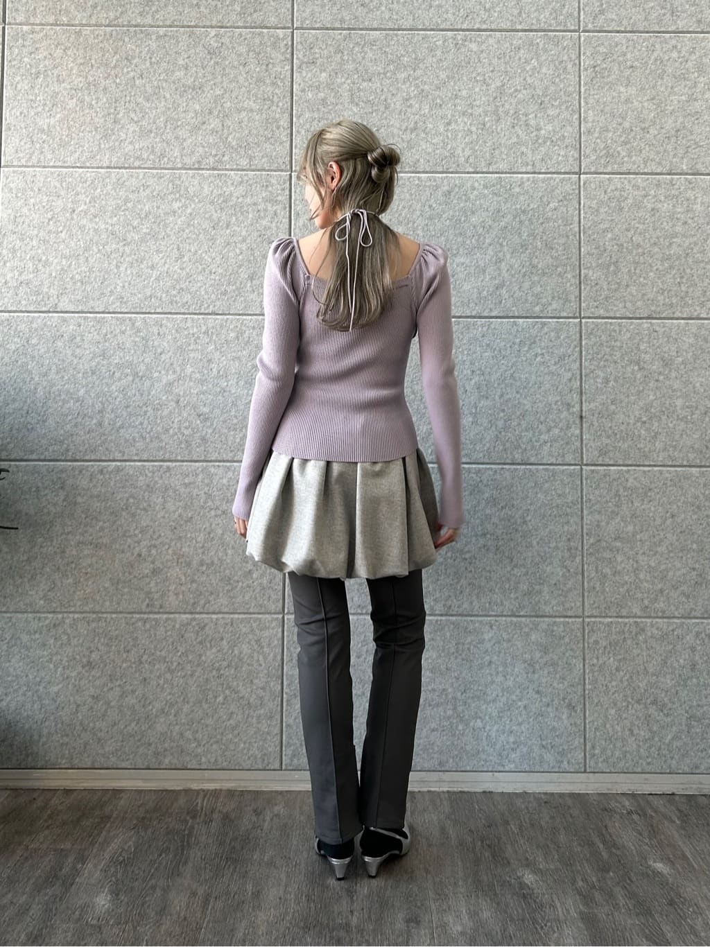 honoka Aさんの「CODE A｜femi gather rib knit」を使ったコーディネート