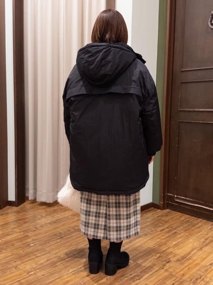みかりん さんの「SHOO･LA･RUE｜【S-LL】ゆるシルエットな メランジタートルニット」を使ったコーディネート