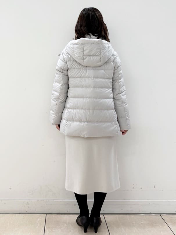 KIKIさんの「Reflect｜【SS-4Lサイズ】フーデッドミドルダウンコート」を使ったコーディネート