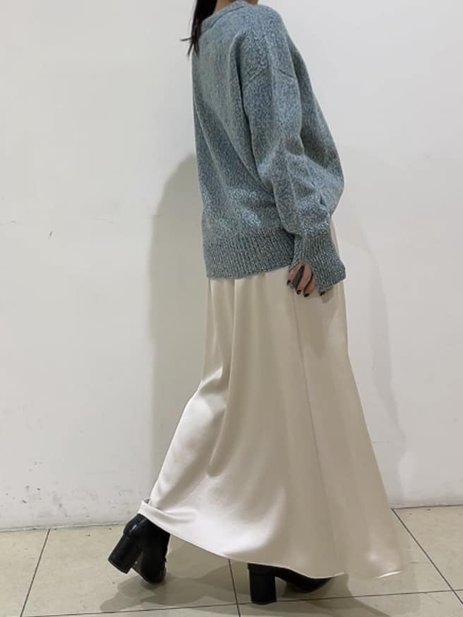 watanabeさんの「UNTITLED｜【ゆったり】三つ杢カラーニット」を使ったコーディネート