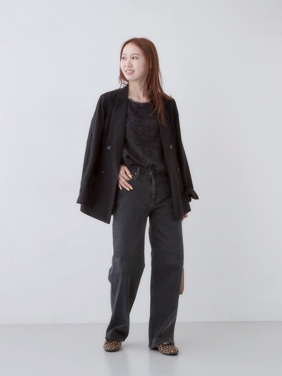 mitsukiさんの「INDIVI｜【軽く羽織れる！】ダブルジャケット」を使ったコーディネート