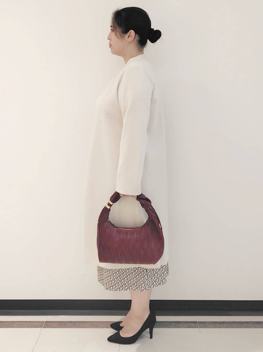 FMさんの「COUP DE CHANCE｜◆【日本製／軽量】Iラインシルエットのコーディガン」を使ったコーディネート