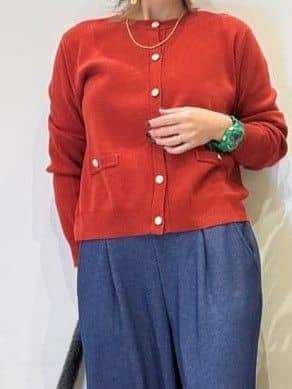 misakiさんの「SHOO･LA･RUE｜【高レビュー】デニム見え 裏起毛ワイドパンツ」を使ったコーディネート