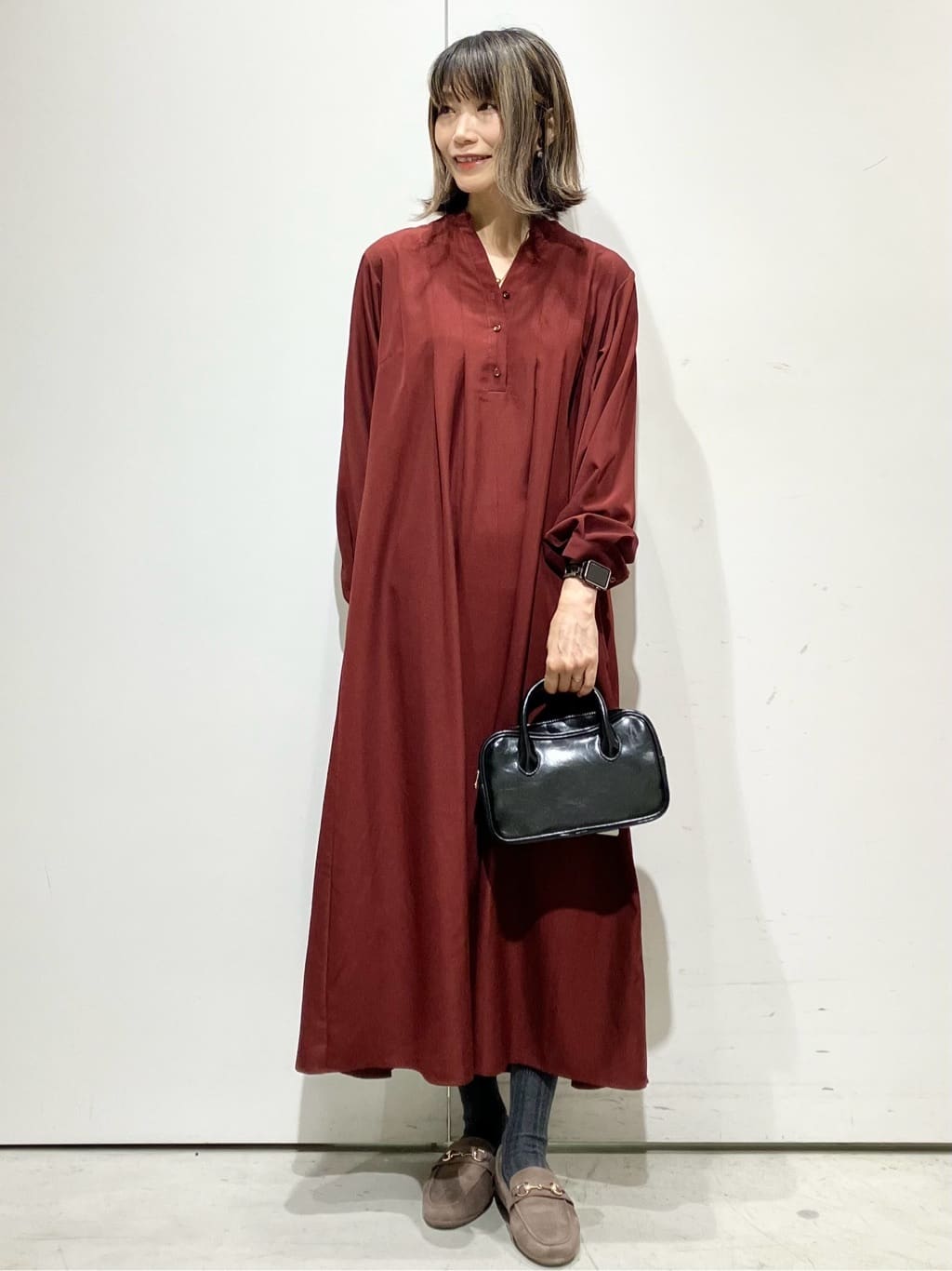Jさんの「OPAQUE.CLIP｜バックプリーツワンピース【洗濯機OK】」を使ったコーディネート