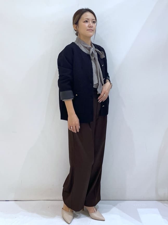 manaさんの「OPAQUE.CLIP｜ダブルフェイスコーディガン【洗濯機OK】」を使ったコーディネート