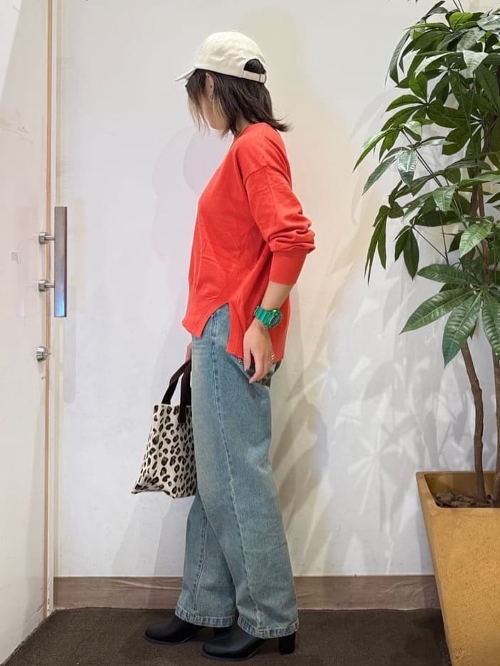 misakiさんの「SHOO･LA･RUE｜【高レビュー/洗濯機可】ゆるシルエットで体型カバー もちもちニット」を使ったコーディネート