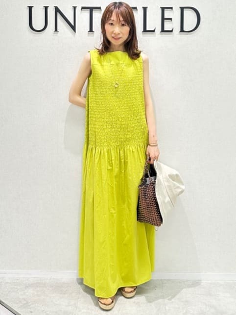 Miwaさんの「UNTITLED｜メタリックメッシュトート」を使ったコーディネート