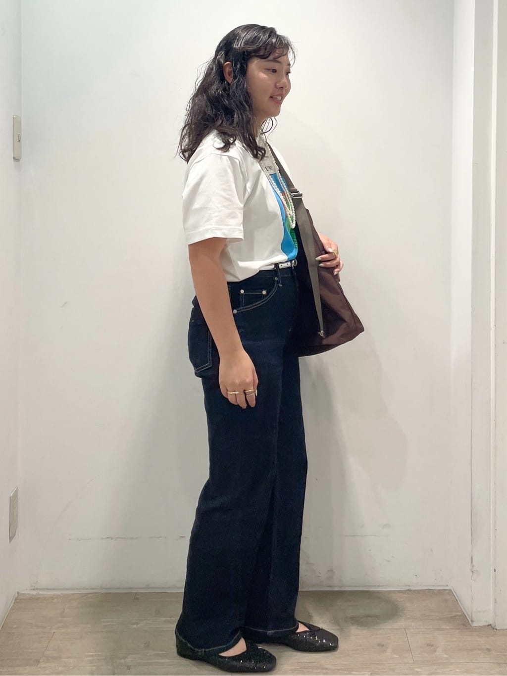 sumicaさんの「OPAQUE.CLIP｜【Pontre Studio／ポンレストゥディオ】別注グラフィックTシャツ」を使ったコーディネート