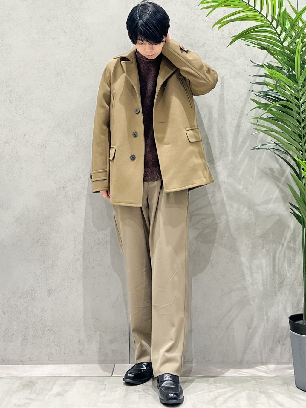 SHI-MAさんの「THE SHOP TK｜ウーリックシングルPジャケット」を使ったコーディネート