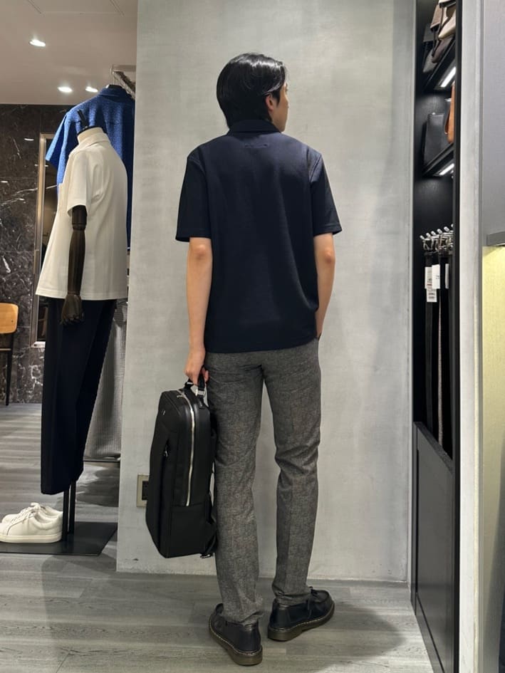 kotonaさんの「TAKEO KIKUCHI｜【抗菌防臭】COOL DOTS（R）ドビープリント パンツ」を使ったコーディネート