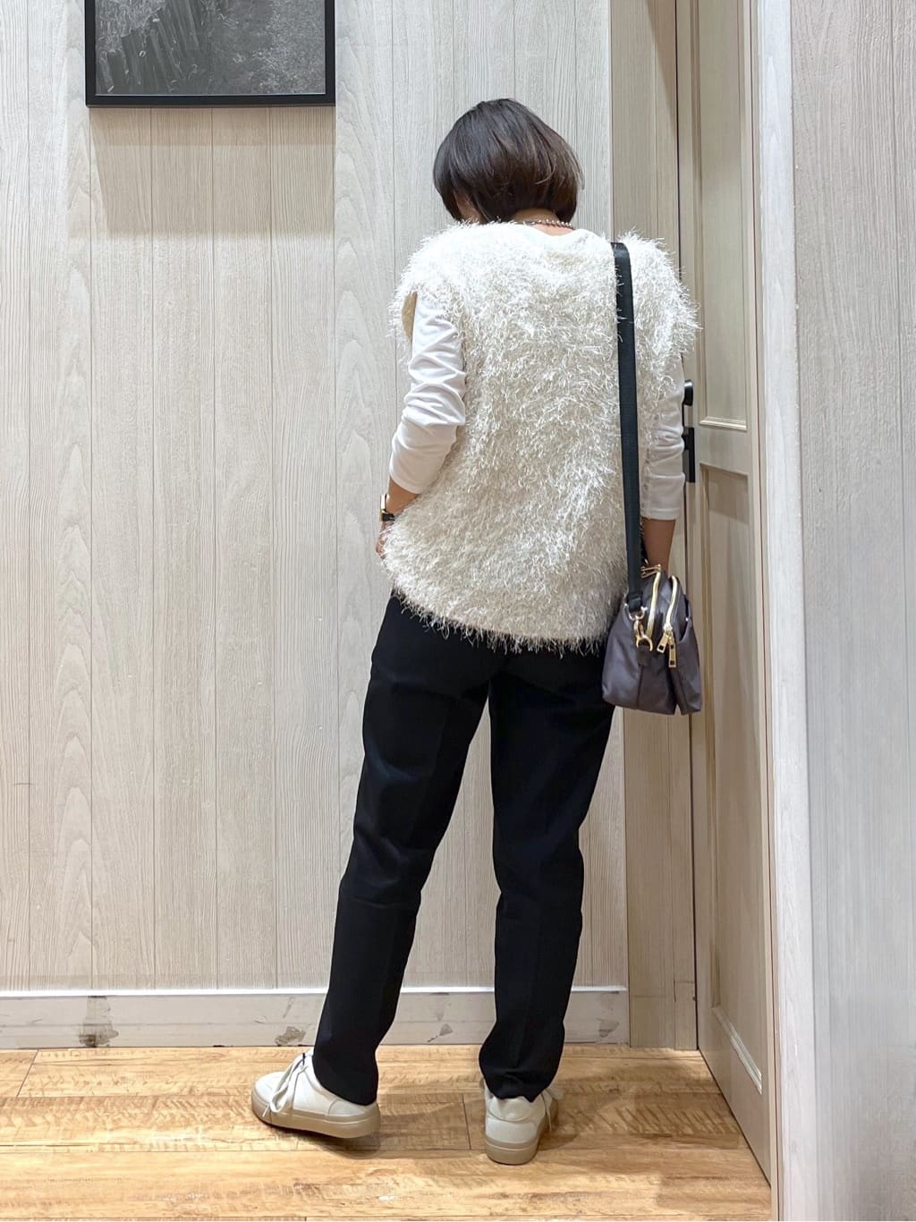 shirayuuuさんの「SHOO･LA･RUE｜【洗濯機可/S-3L/美脚シルエット】通勤・セレモニーにも　きちんと見えする ソフトスティックパンツ」を使ったコーディネート