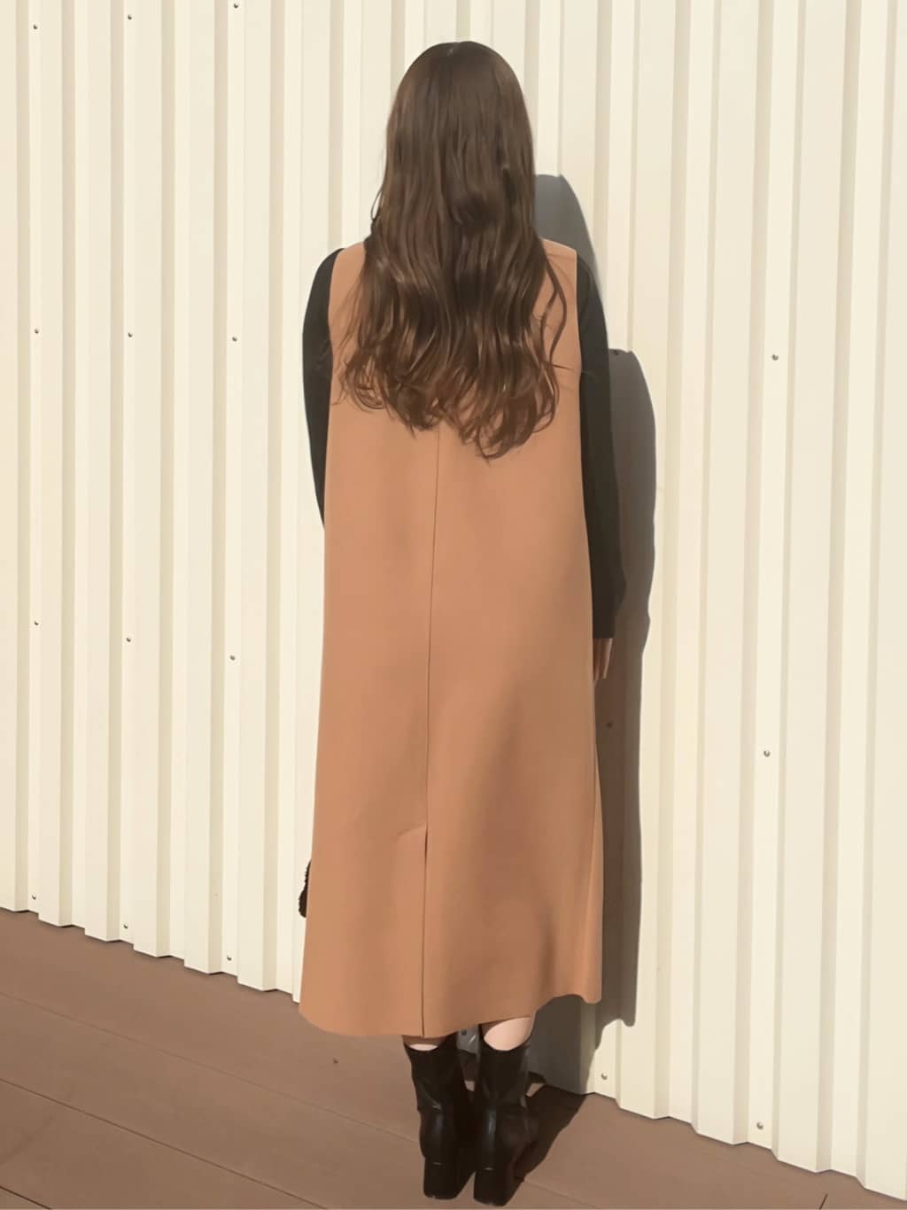 Ramuさんの「OPAQUE.CLIP｜ハイネックリブニット【洗濯機OK】」を使ったコーディネート