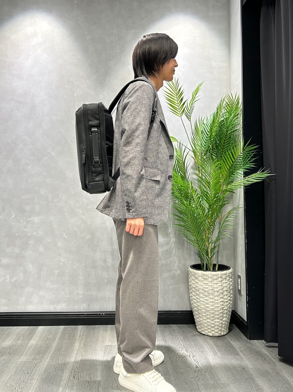 ruiさんの「TAKEO KIKUCHI｜【抗菌防臭】COOL DOTS（R）ドビープリント ジャケット」を使ったコーディネート