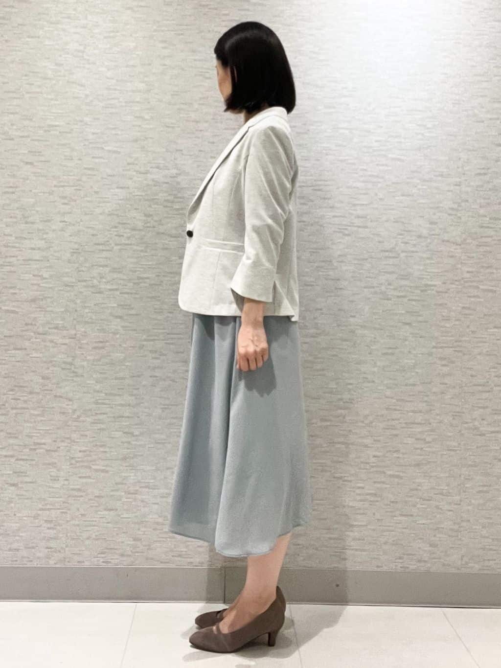 marikoさんの「Reflect｜【吸水速乾／防しわ】シルキープリーツワンピース」を使ったコーディネート