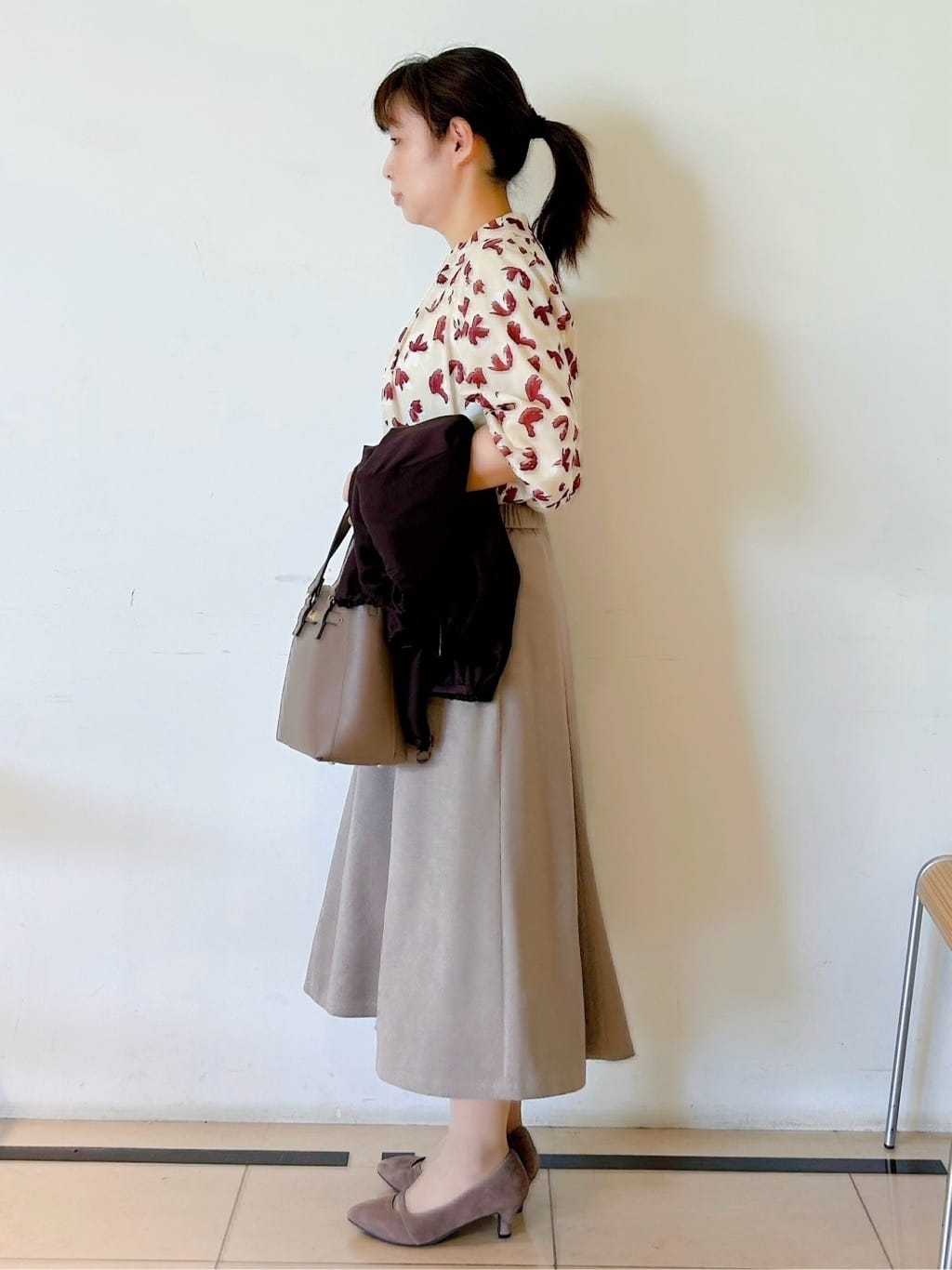 ひーさんの「Reflect｜【ライトアウター／ゆったり羽織れる／気軽な羽織りに◎】ライトブルゾン」を使ったコーディネート