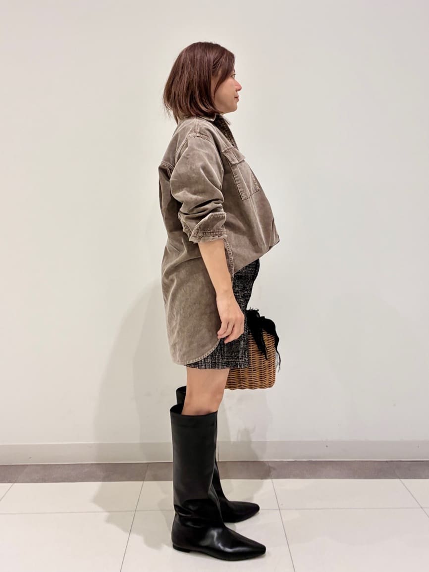 Reecoさんの「DRESSTERIOR｜◆Dhyana．（ディアナドット）&times;金子綾 ロングブーツ」を使ったコーディネート