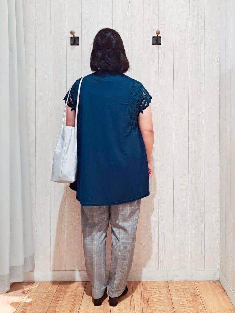 kotomiさんの「SHOO･LA･RUE｜【S-LL】上品華やか お袖レースチュニックトップス」を使ったコーディネート