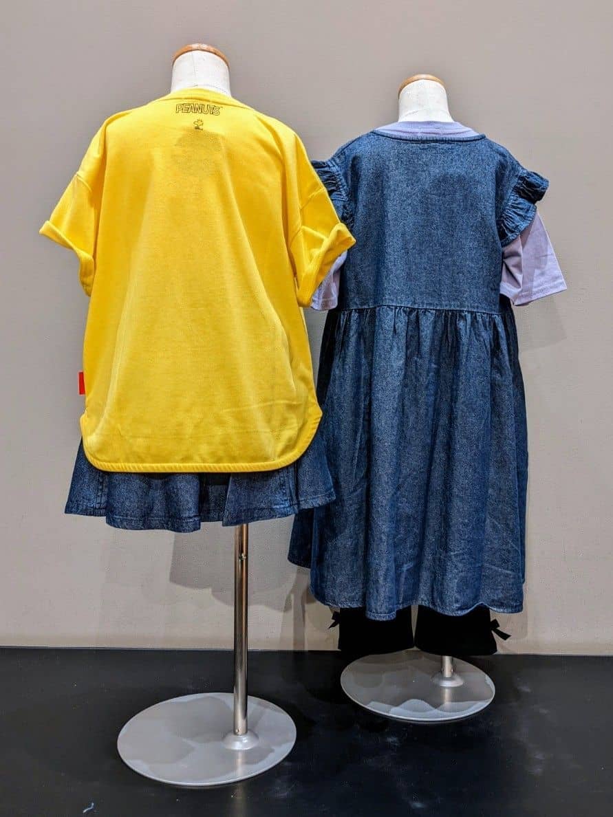 vacheさんの「SHOO･LA･RUE｜【PEANUTS】フェイスTシャツ」を使ったコーディネート