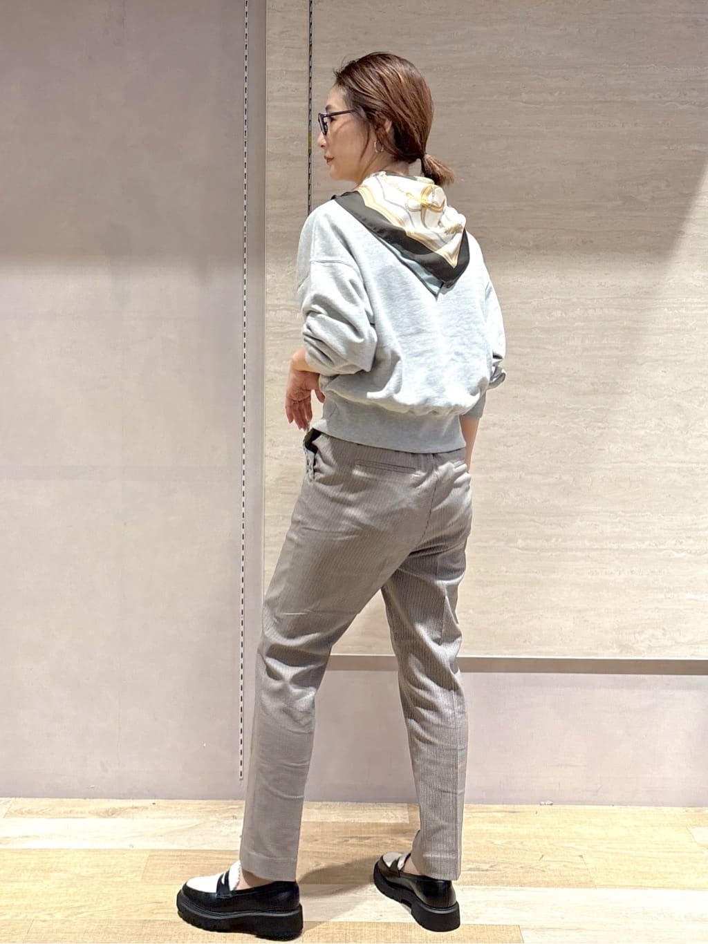 たけねぇさんの「OPAQUE.CLIP｜《SS-LLサイズ》ハイストレッチイージースティックパンツ【洗濯機洗い可】」を使ったコーディネート