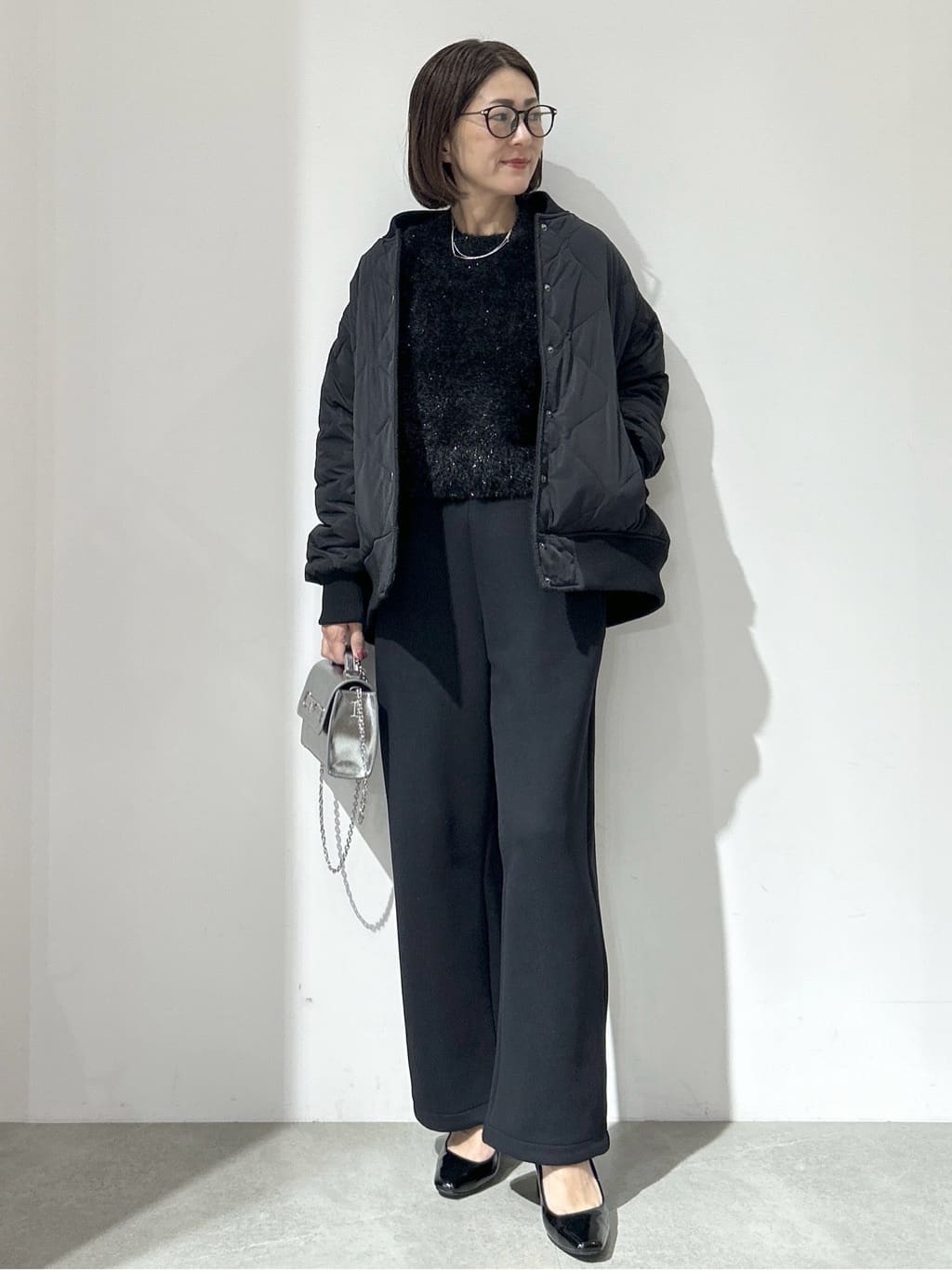 NAKAさんの「OPAQUE.CLIP｜《リバーシブル》キルティングブルゾン」を使ったコーディネート