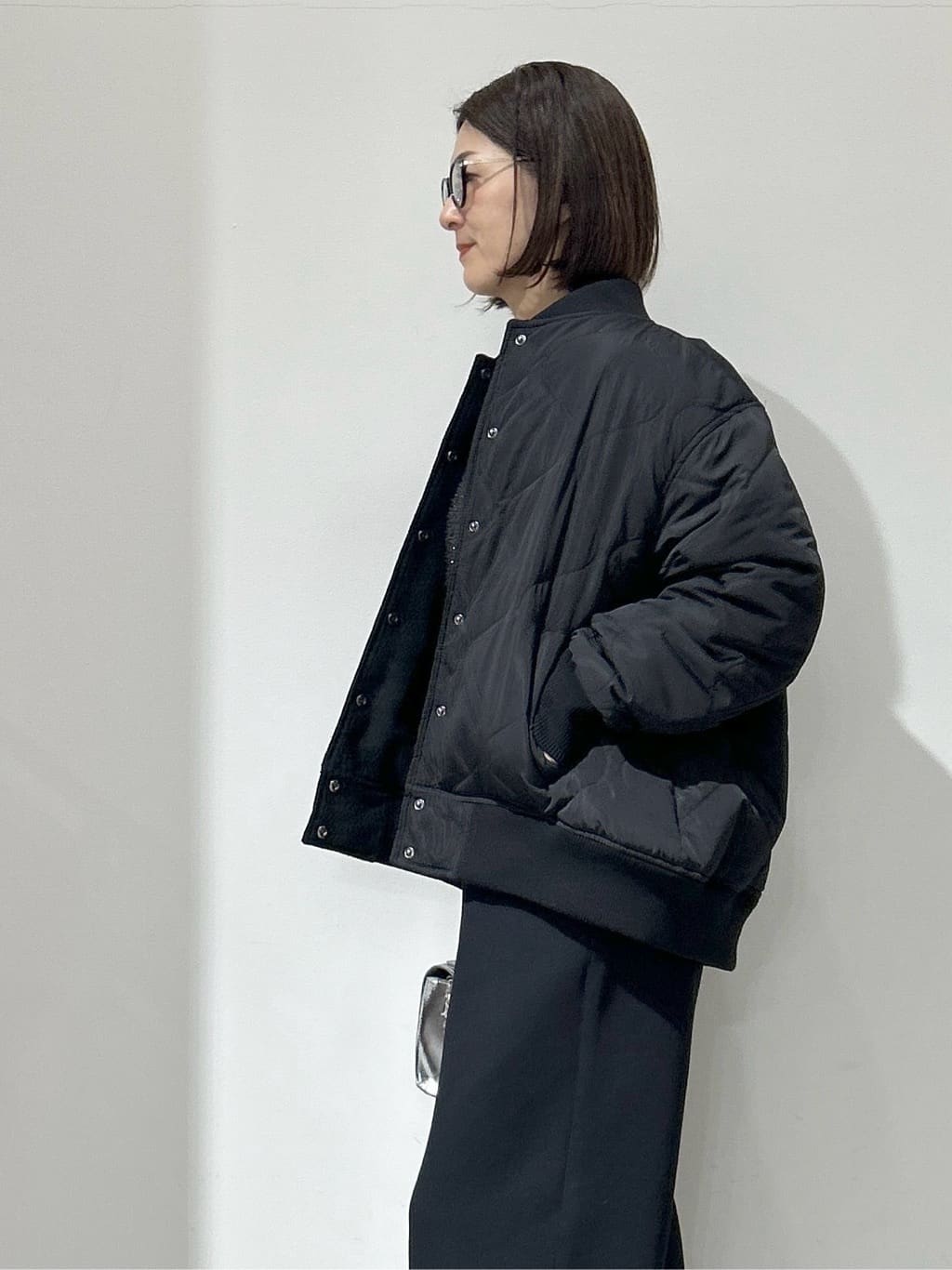 NAKAさんの「OPAQUE.CLIP｜《リバーシブル》キルティングブルゾン」を使ったコーディネート