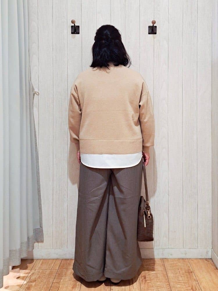 kotomiさんの「SHOO･LA･RUE｜【着丈選べる/S-LL】スタイルアップが叶う ベルト付きワイドパンツ」を使ったコーディネート