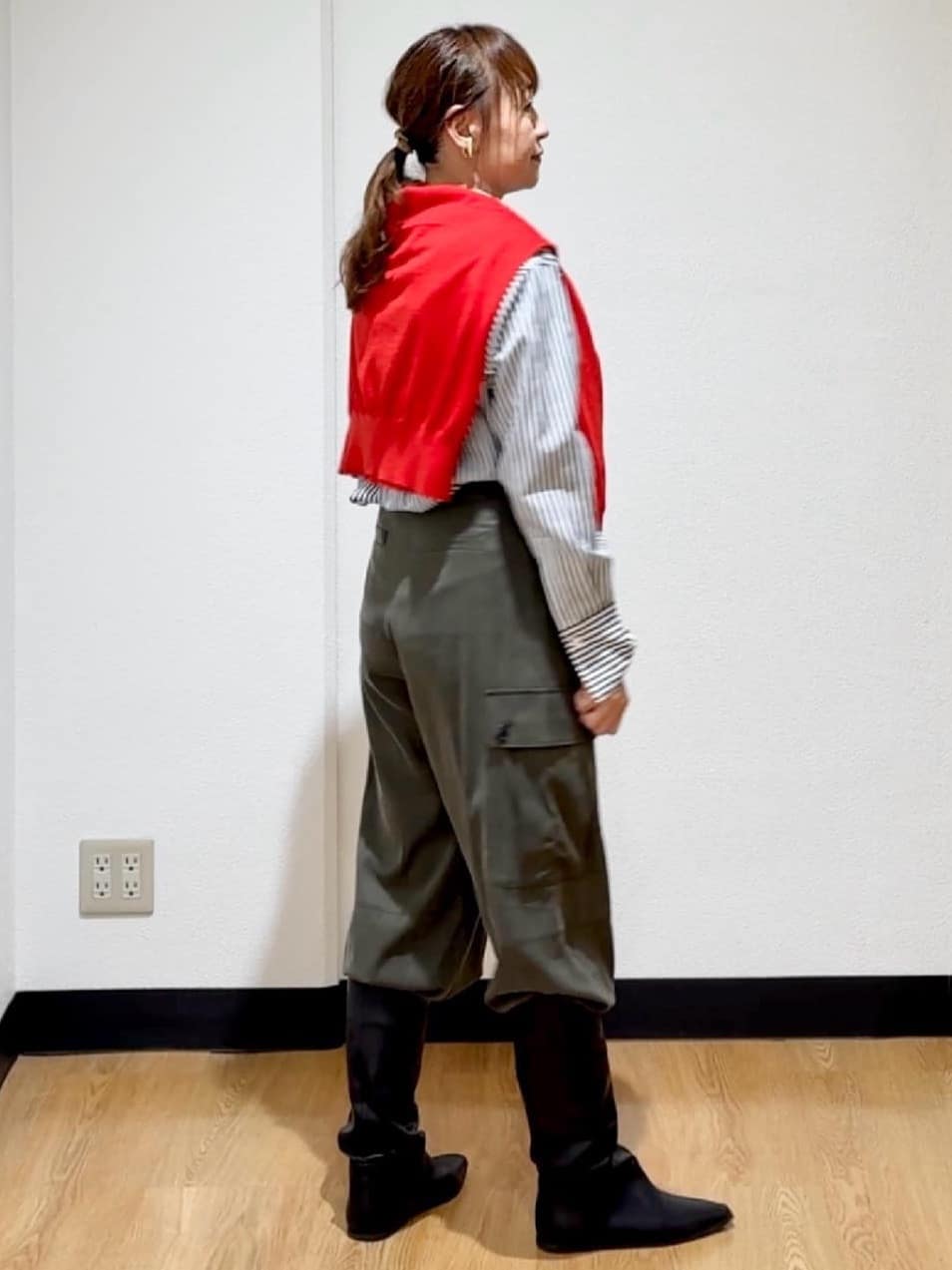 ʏᴜᴋɪᴋᴏさんの「UNTITLED｜【アンサンブル可/洗える/Vネック】ウールシルクカーディガン」を使ったコーディネート