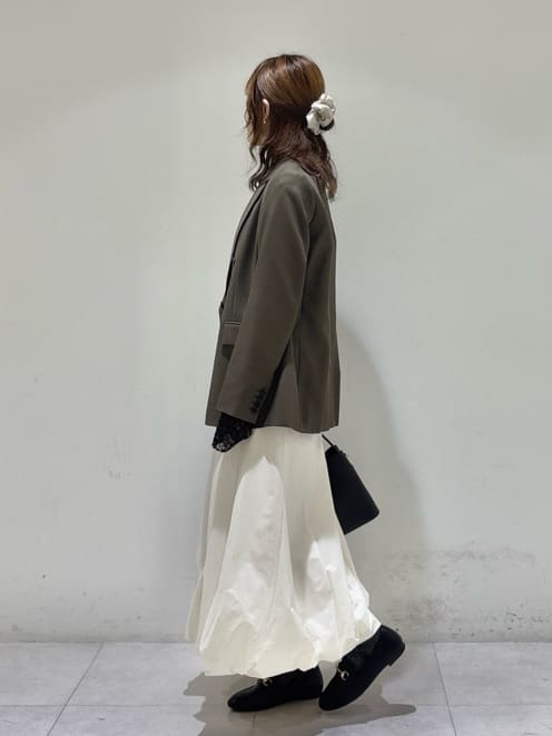 kyokaさんの「UNTITLED｜【セットアップ可】ウールライク ダブルブレストジャケット」を使ったコーディネート
