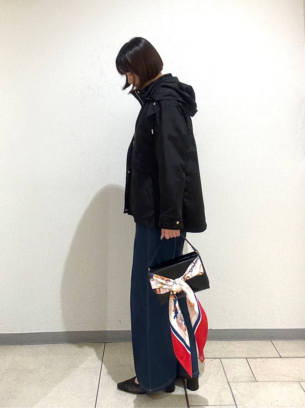 Itoさんの「UNTITLED｜【グレー/ブルー/ジーンズ】ソフトワイドデニムパンツ」を使ったコーディネート